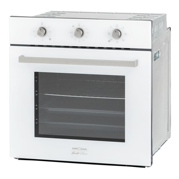 духовой шкаф электрический 60см белый krona sorrento 60wh