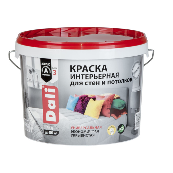 Фото Краска dali интерьерная 9л