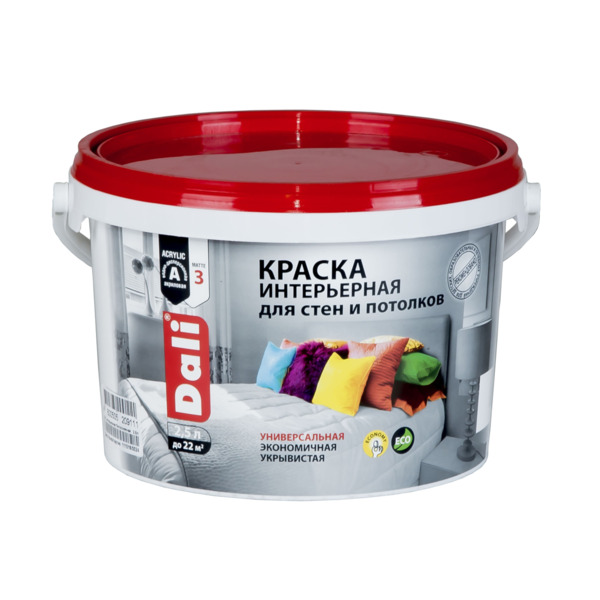 Фото Краска dali интерьерная 2,5л