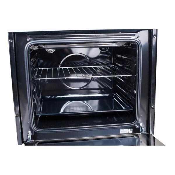 шкаф духовой 60 см 4 функции белое стекло ore va60w
