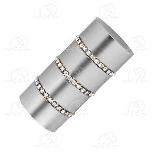 Фото Наконечник d25 ас март лира /2шт/ сатин 4812634015444