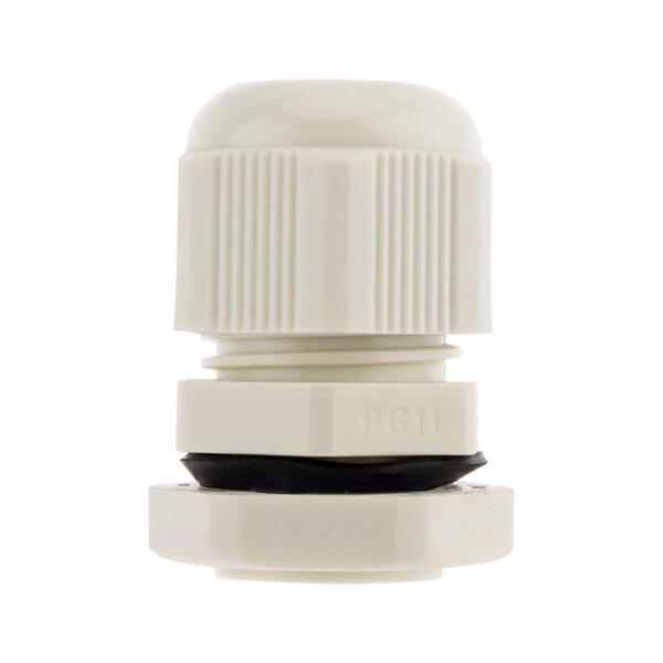 Фото Кабельный ввод pg-9 (4-8 мм) серый (3шт), rexant 07-8009-03