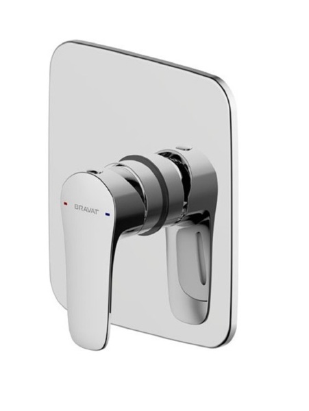 Фото Встраиваемый смеситель bravat pb8173218cp-eng