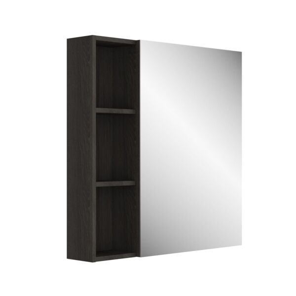Фото Зеркало-шкаф для ванной комнаты uncoria джелла 75 правое (67509) дуб кантенбери