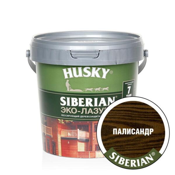 

антисептик husky siberian полуматовая палисандр (черное дерево) 0,9л
