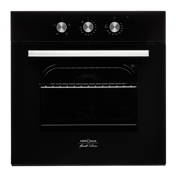 шкаф встраиваемый духовой krona essenza 60 bl 00026339