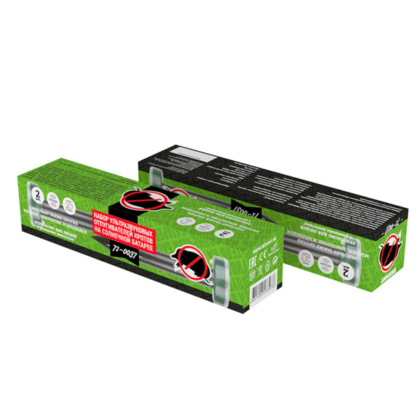 Фото Набор ультразвуковых отпугивателей кротов на солнечной батарее (r20)  rexant