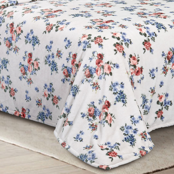 Фото Плед микрофибра букет 27068 150х200см многоцветный