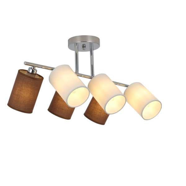 Фото Люстра потолочная freya fr5136pl-06ch е14 6x40вт ip20 хром