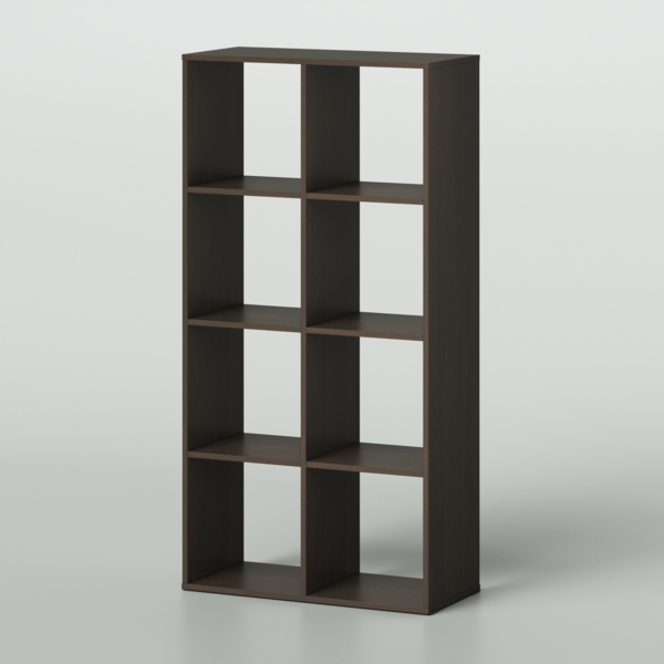 Фото Стеллаж bruno kubi 8 секций 730х338х1460 венге темный