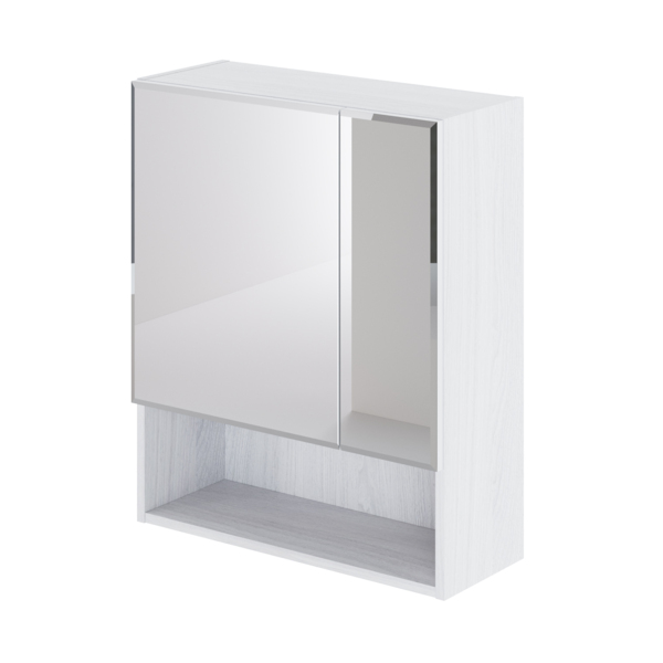 Фото Шкаф-зеркало ika лайт 600х244х720 (ясень анкор светлый)