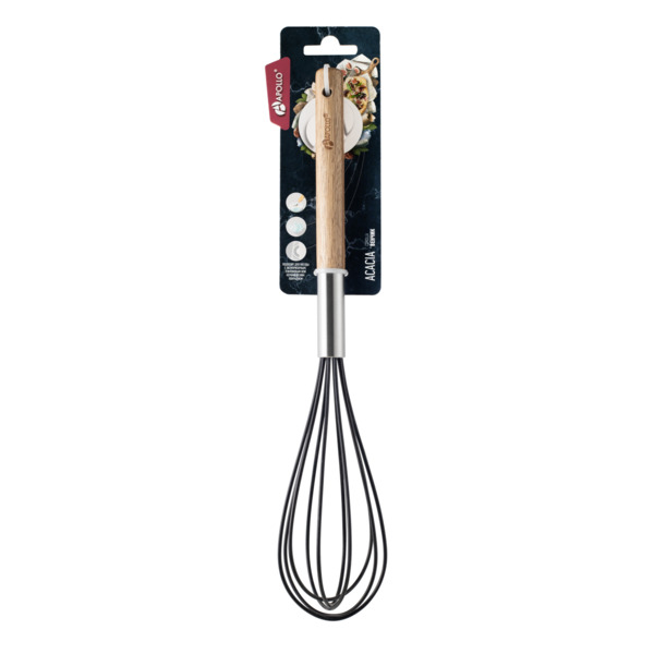 Фото Венчик acacia apollo дерево/нерж.сталь acc-01