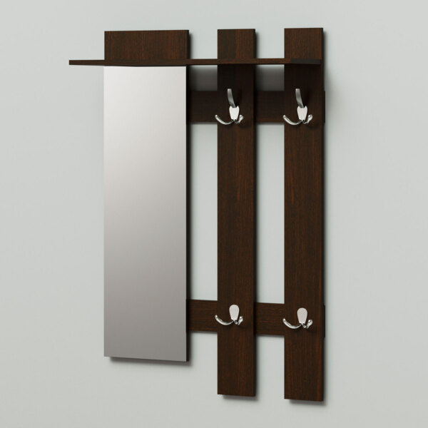 Фото Вешалка bruno daily 780х270х1180 венге темный