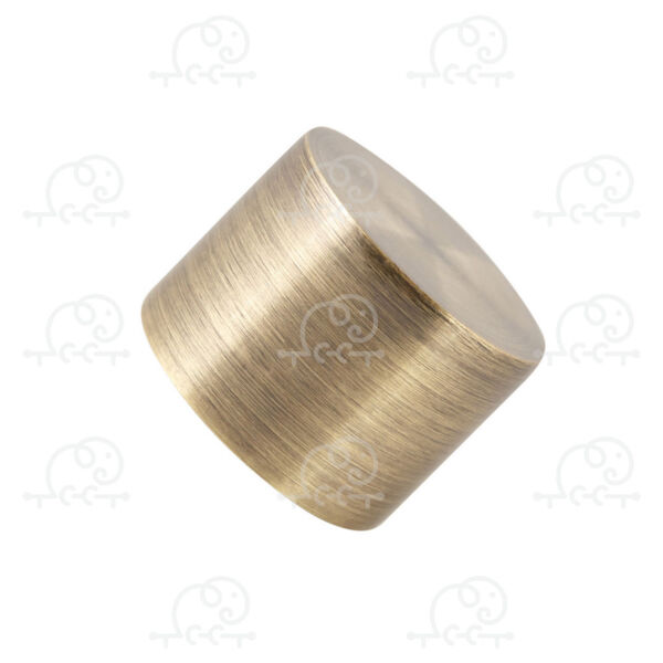 Фото Заглушка d25 ас март плоская /2шт/ антик 4812634007166