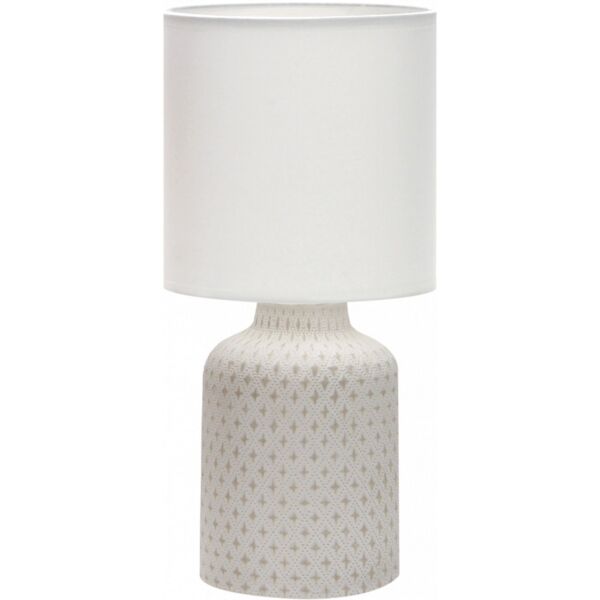 Фото Лампа настольная rivoli sabrina 7043-502 е14 40вт ip20 белый б0053462