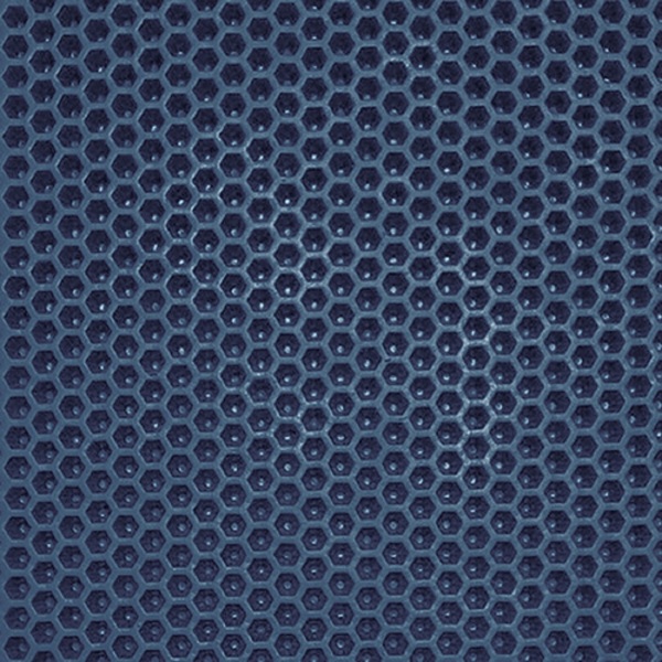 универсальный эва коврик, homester, сота темно-синий, 68х48х1 см