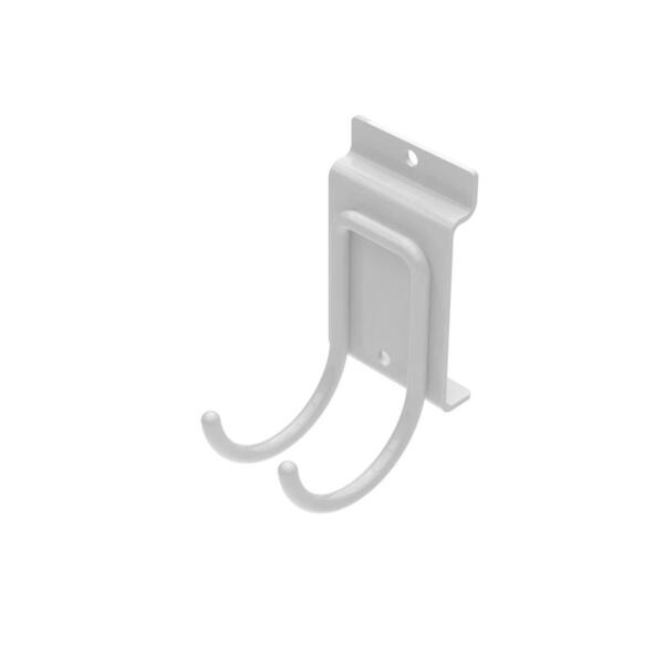 Фото Подвес двойной крючок 50мм на слэт панель