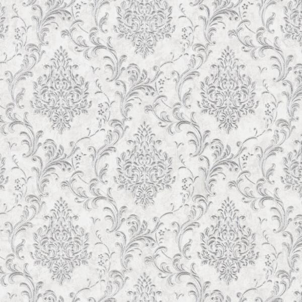 Фото Обои hc71781-14 home color diamond флизелин 1.06x10,05м дамаск серый