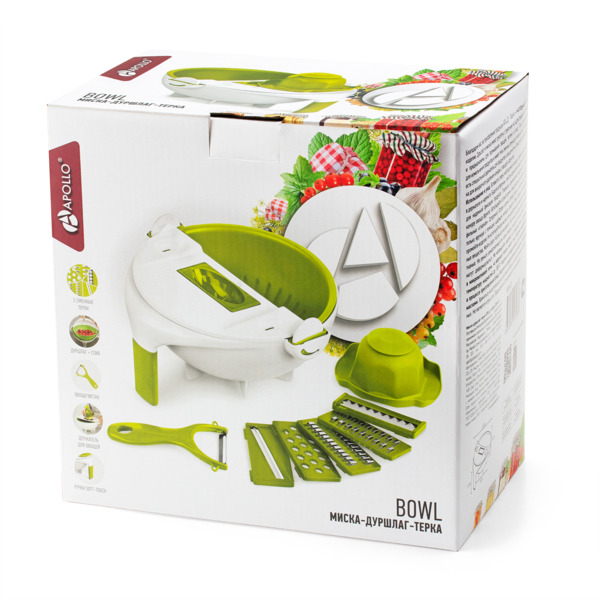 Миска-дуршлаг-терка bowl apollo bow-20