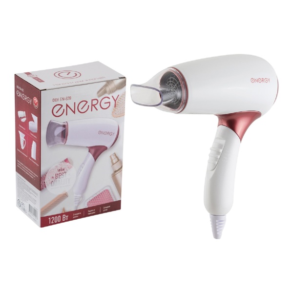 Фен 1200 вт складной energy en-820