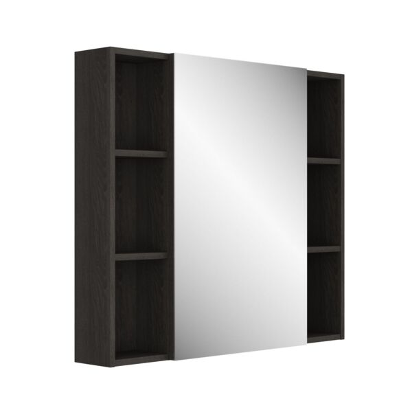 Фото Зеркало-шкаф для ванной комнаты uncoria джелла 85 (68503) дуб кантенбери