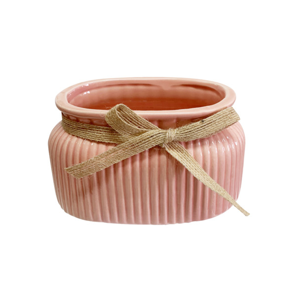 Фото Набор из двух цветочных горшков 14,5х8,5х8см матис zy9827-1/розовый