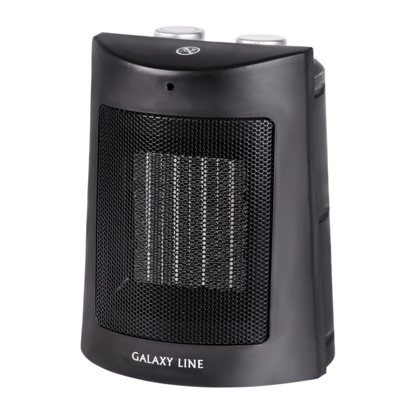 Фото Тепловентилятор напольный/настольный, керамический, 1500вт. galaxy гл8170лчерн
