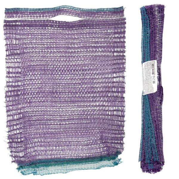 Фото Мешок-сетка для овощей (комплект 5шт.), 25х39см, фиолетовый