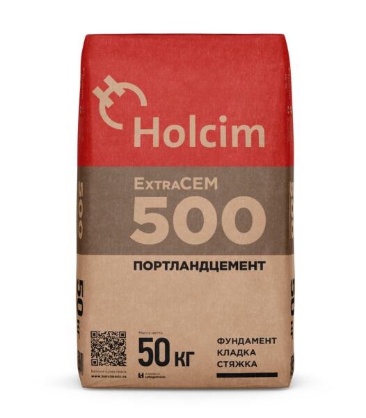 Цемент holcim extracem цем ii 42,5н м500, 50 кг