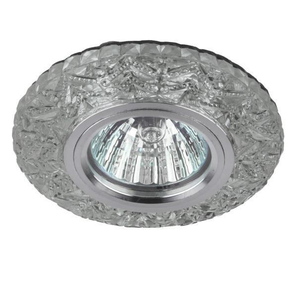 Фото Светильник точечный эра dk ld4 gu5.3 ip20 прозрачный б0019207