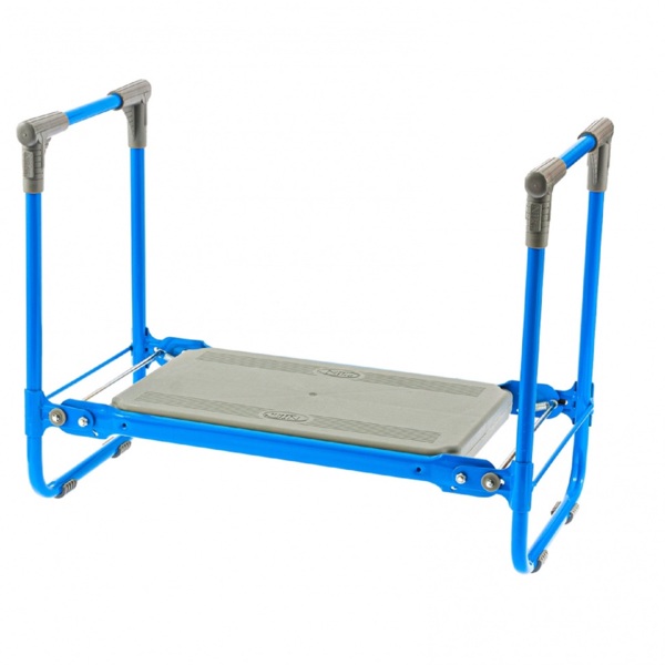 Скамейка садовая голубая