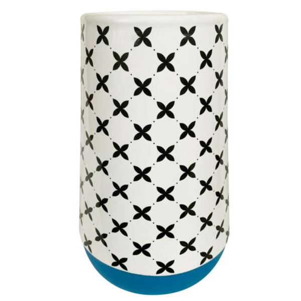 Фото Ваза керамическая 20х9см сабина 896h460/голубой