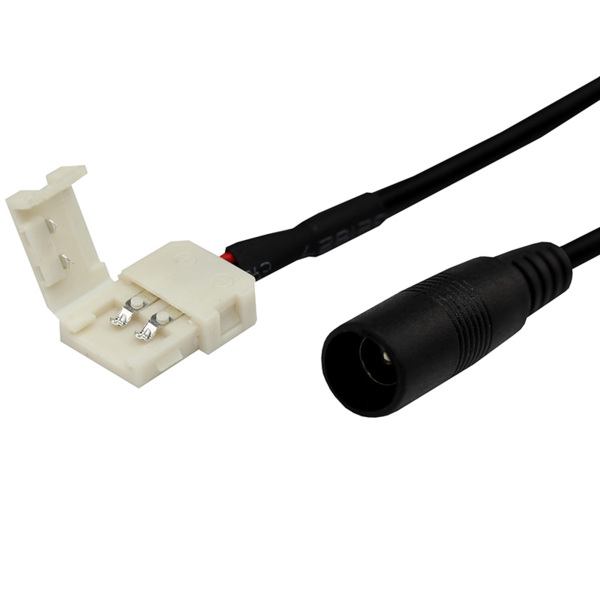 

коннектор питания lamper 144-102 8мм для светодиодной ленты