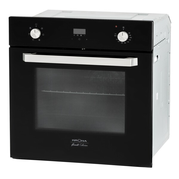 духовой шкаф электрический 60см черный krona onore 60 bl