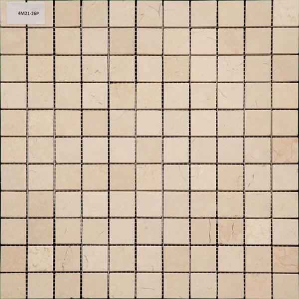 Фото Мозаика из мрамора natural 4m021-26p бежевая 30x30