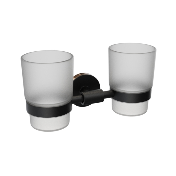 Фото Стакан двойной lord fora черный for-lord039bl