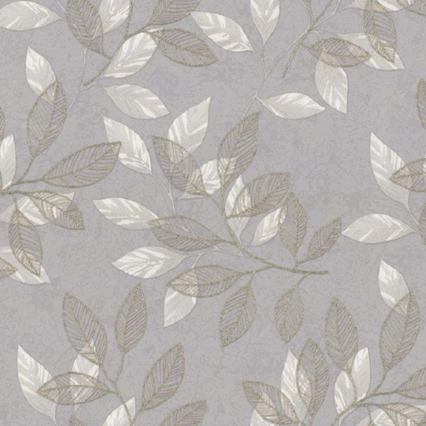Фото Обои 9110-23 monte solaro elsa флизелин 1.06x10,05м флористика серый