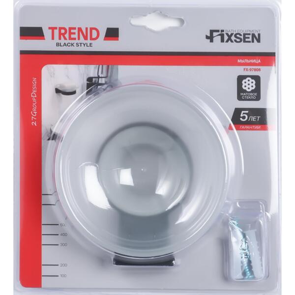 

mыльница fixsen trend стекло fx-97808