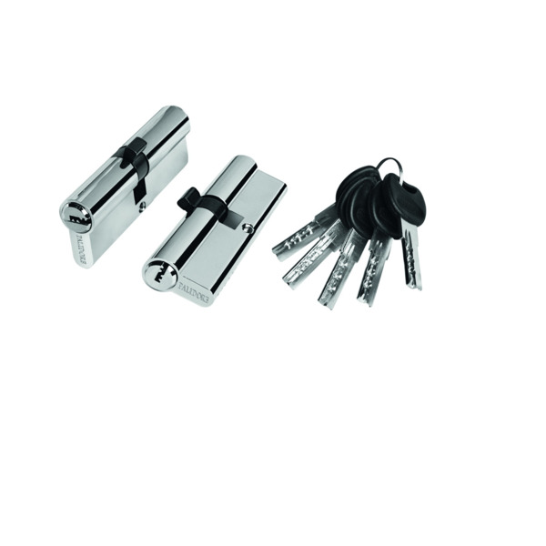 Фото Цилиндровый механизм turdus а80pc  (ключ/ключ, хром) глянцевый хром