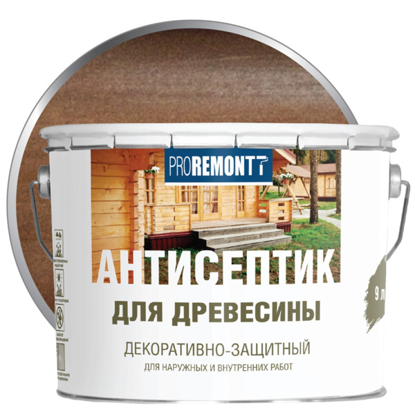 Фото Деревозащитное средство proremontt палисандр 9л