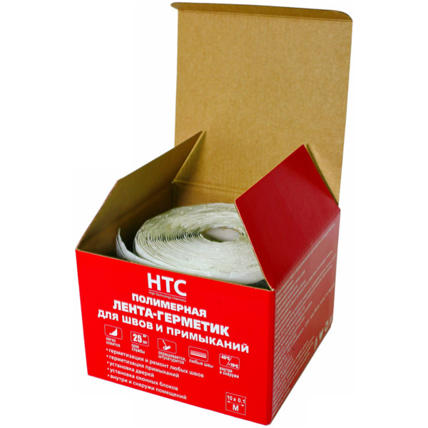 Фото Герметик лента полимерная для швов и примыканий htc 10х0,10 м