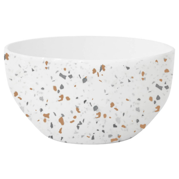 Фото Салатник 14см terrazzo apollo фарфор серо-песочный ter-32-gs