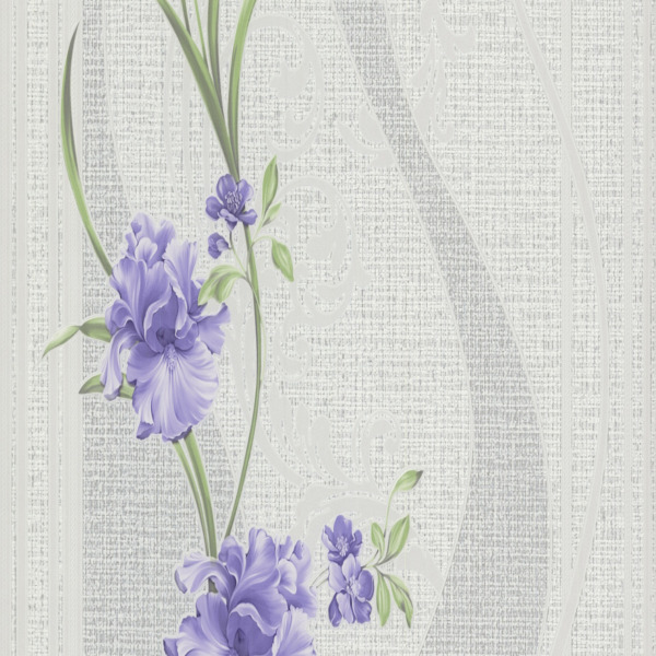 Фото Обои 10119-14 аспект эльза вспененный винил 0.53x10м флористика синий