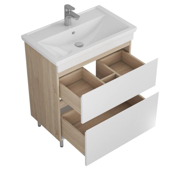 Фото Тумба под раковину uncoria фостер арно 70 (57004) дуб сонома