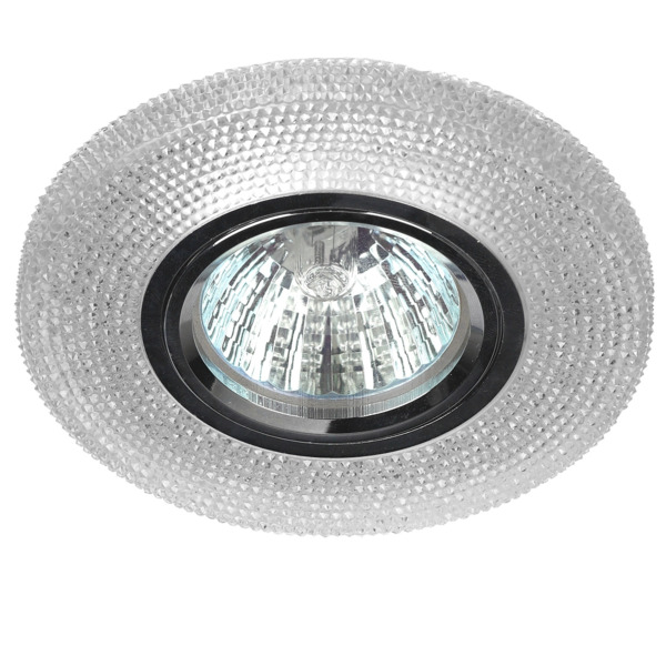 Фото Светильник точечный эра dk ld1 gu5.3 ip20 прозрачный б0018775