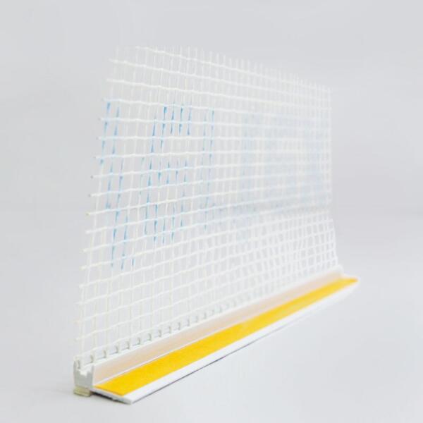 Профиль примыкающий с армированной сеткой 6 мм, 2,4 м