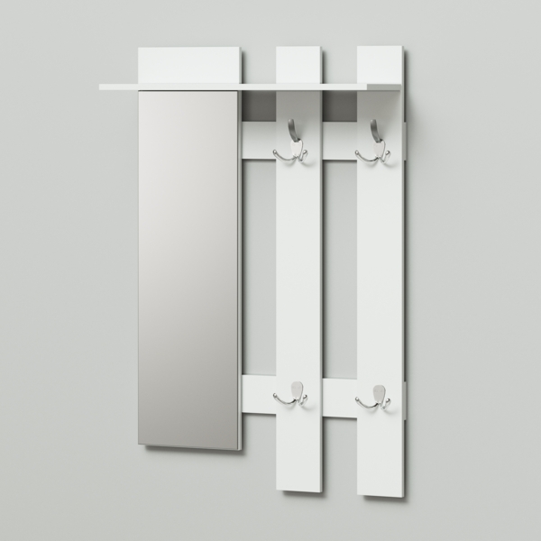 Фото Вешалка bruno daily 780х270х1180 белый