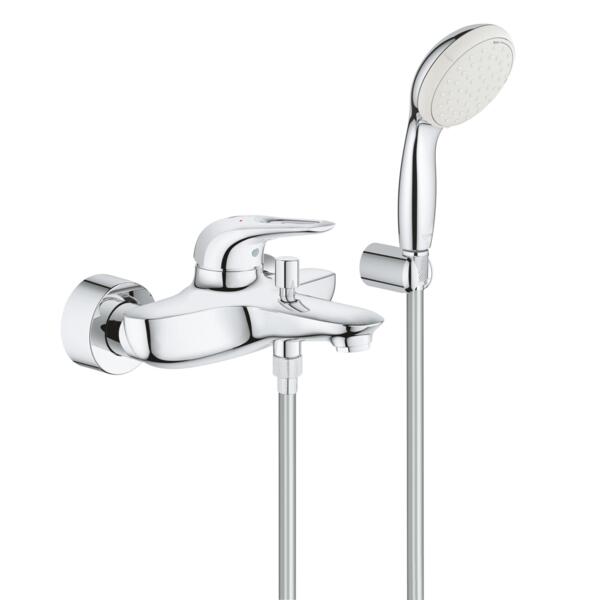 

смеситель для ванны однорычажный grohe eurostyle new 3359230a