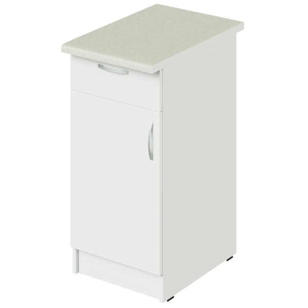 Фото Шкаф-стол рабочий 400х500х820 я1 со столешницей белый