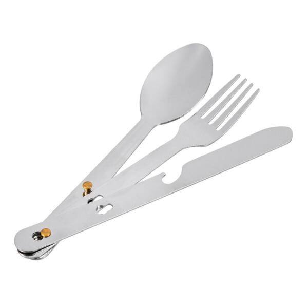 Фото Набор столовых приборов (вилка,ложка,нож) в чехле 16см boyscout